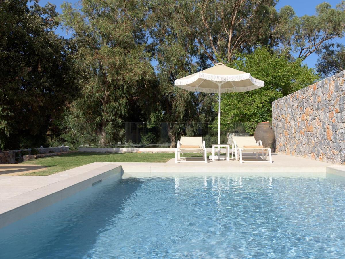 Pelagias Villa Lefka With Heated Pool Mathés Exterior foto