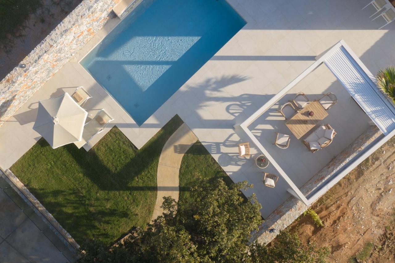 Pelagias Villa Lefka With Heated Pool Mathés Exterior foto