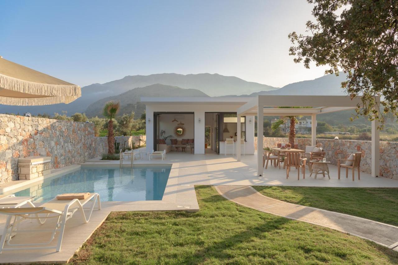 Pelagias Villa Lefka With Heated Pool Mathés Exterior foto